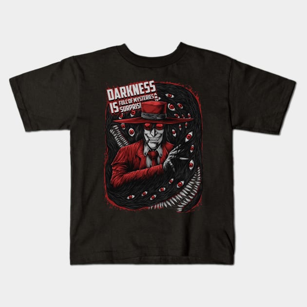 Alucard in Darkness Kids T-Shirt by d.legoshin.art